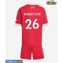 Liverpool Andrew Robertson #26 Heimtrikotsatz Kinder 2025-26 Kurzarm (+ Kurze Hosen)